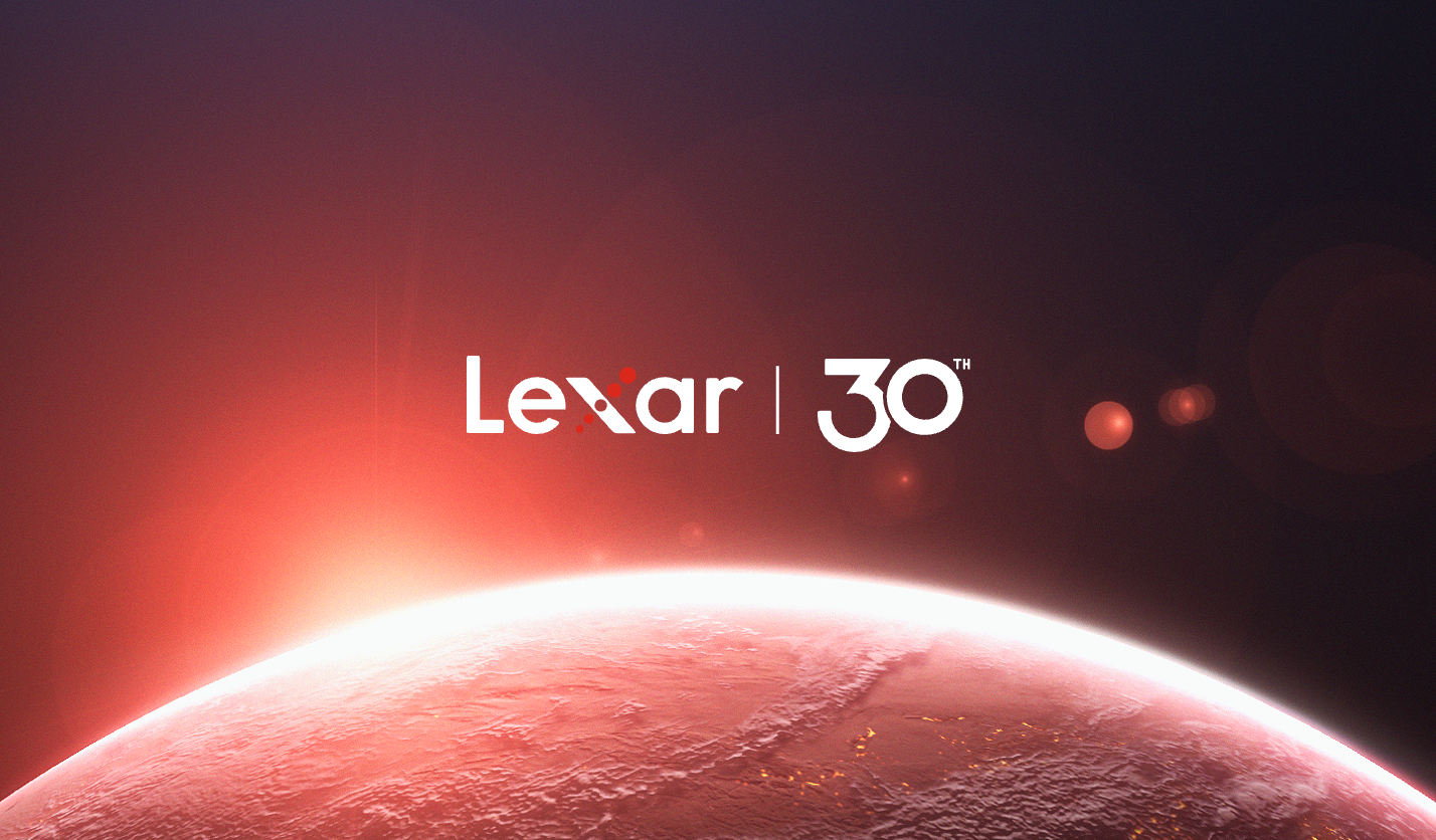 Lexar 30th Anniversary campaign visual
